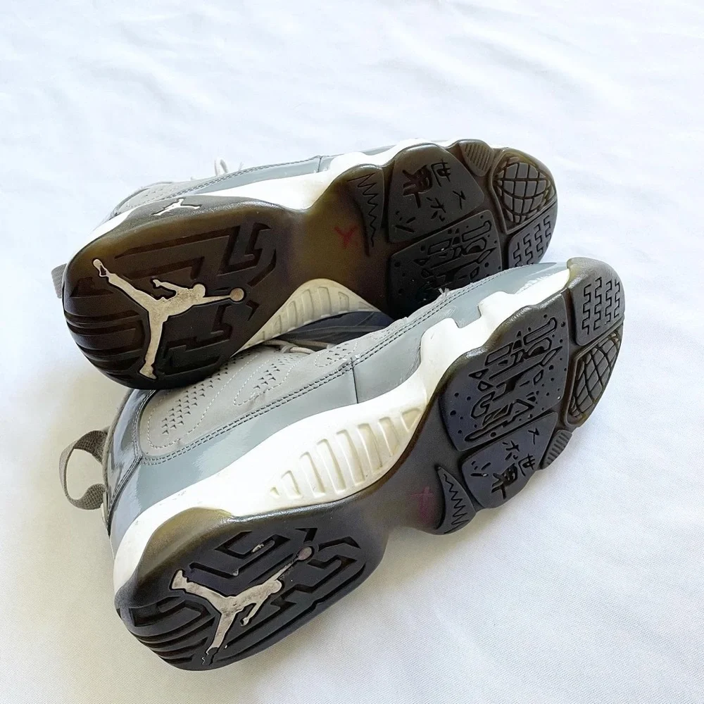 Nike Air Jordan 9 Retro IX 9 Cool 2012 Grey Sneakers Size 7Y - Picture 4 of 8